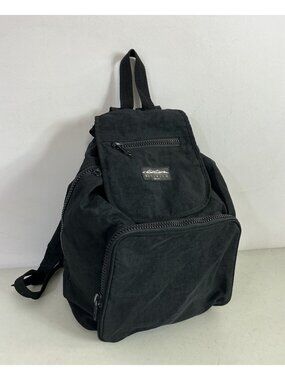 Vintage Woolrich Backpack Black Nylon Bag
